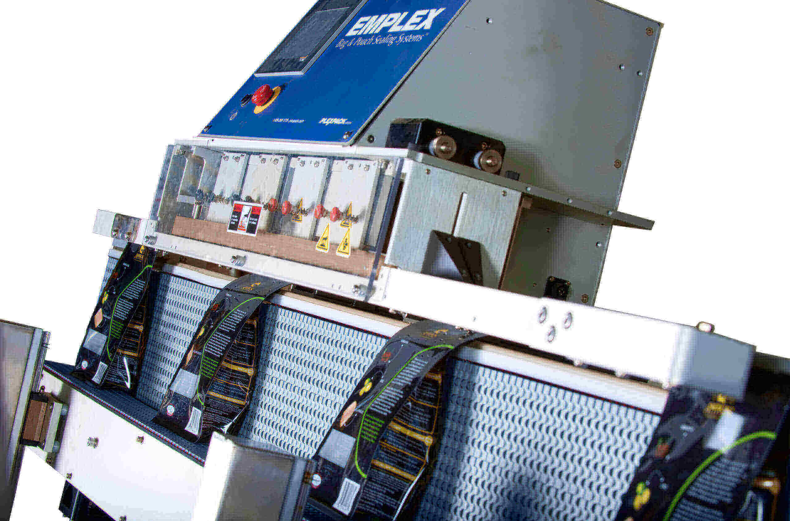 angled bag and pouch sealer