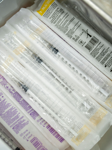 Plexpack packaging syringe packaging