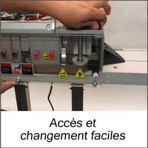 Accès et changement faciles